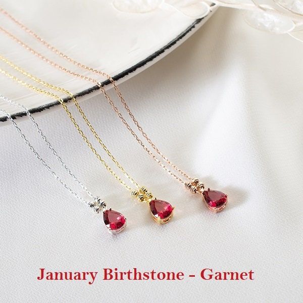 "925 Sterling Silver January Birthstone Necklace, October Birthstone Necklace, November Birthstone Necklace, Ruby birthstone jewelry, ruby necklace, December Birthstone Necklace * Material: High Quality Solid 925 Sterling Silver * Finish: Sterling Silver ∙ 18K Gold ∙ Rose Gold * All our jewelry is custom-made by hand with Love and Care in our workshop ♥ Occasions: Christmas gifts, New Year gifts, Wedding gift ideas, Girlfriend gift ideas, Last minute gift ideas, Bridal shower gift ideas, Birthda Elegant Birthstone Necklace For Birthday And Valentine's Day, Elegant Birthday Birthstone Necklace For Valentine's Day, Elegant Valentine's Day Birthday Birthstone Necklace, Red Gemstone Birthstone Necklace Fine Jewelry, Fine Jewelry Red Gemstone Birthstone Necklace, Valentine's Day Birthday Gemstone Jewelry, Ruby Birthstone Necklace For Valentine's Day, Ruby Birthstone Necklace As Gift, Red Dainty Birthstone Necklace