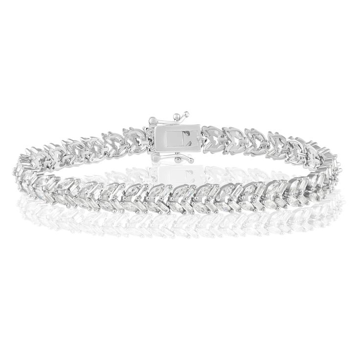 The Eloise Tennis Bracelet sparkles with the brilliance of CZ, offering an elegant touch of luxury to any ensemble. With its delicate design, this exquisite bracelet adds a special touch of sophistication and glamour. Perfect for special occasions and everyday wear alike. 7" Stainless Steel Cz Studs Hypoallergenic & Tarnish Resistant Tennis Sunglasses, Christmas Fragrance, Perfume Jewelry, Flip Flop Shoes, Delicate Design, Original Gift, Tennis Bracelet, Cz Stone, Jewelry Care