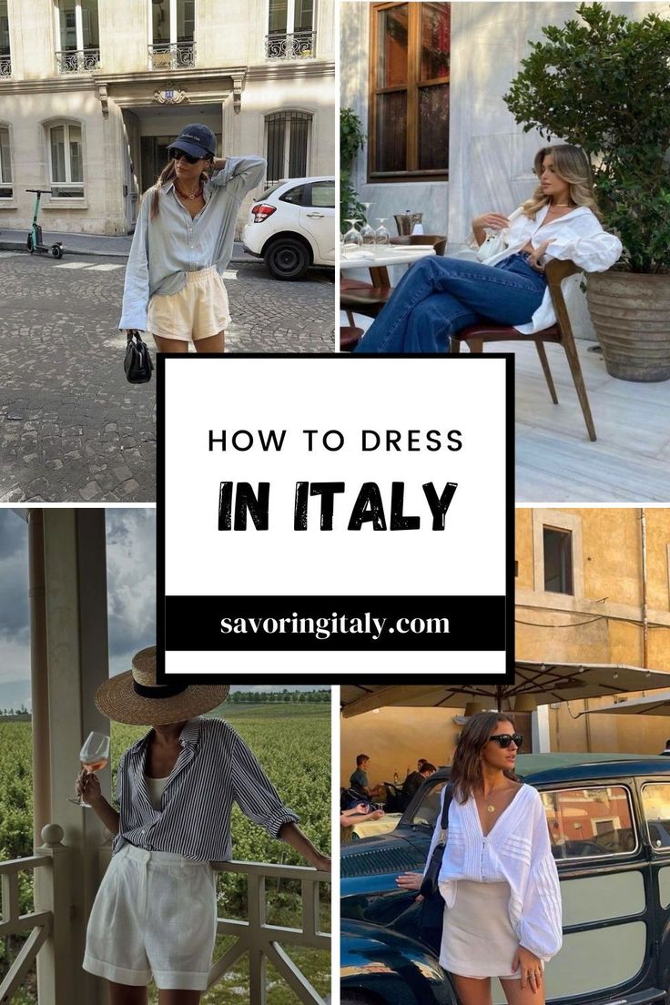 how to dress in italy for the summer