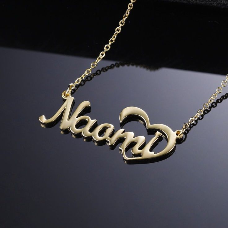 Design your own one-of-a-kind necklace with your name or a special word up to 13 characters. Each necklace is carefully made of quality Silver Stainless Steel (gold plating available). Details: Available in Silver Stainless Steel or Silver Stainless Steel with Gold Plating It does NOT Tarnish Or Rust (100% guaranteed) FREE Gift Boxing Included! Your personalized pendant takes time to hand craft and test but when you're wearing it you'll know it was worth the wait. :) ORDER NOW AND RECEIVE FREE S Name Necklace Silver, 18k Gold Chain, Special Words, Word Up, Personalized Pendant, Hand Craft, Worth The Wait, Rose Gold Metal, Precious Jewelry