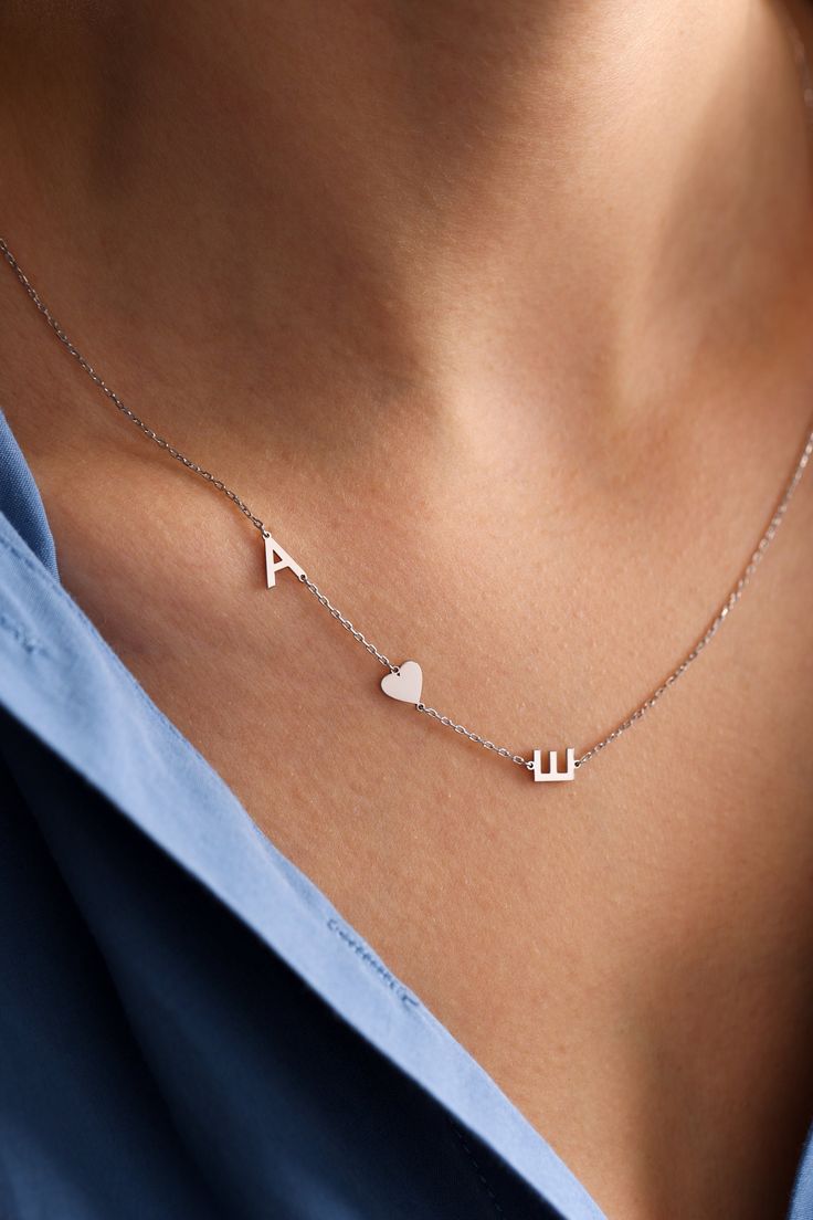 "HAPPY MOTHER'S DAY!! Minimalist look Personalize any letter, symbol and number of your choice Handmade with Solid Sterling Silver 925 Gold, Sterling Silver and Rose-Gold All of my necklaces come with an extra 2\" extension Every symbol counts as an additional letter. ie. C ❤️ D would be 3 letters. Comes with a stylish gift box After years of experience in luxury department stores, first time on Etsy with 100% customer satisfaction. Mothers Day Gift - Personalized Handmade Silver Jewelry crafted Minimalist Initials Charm Necklace For Birthday, Birthday Initial Pendant Necklace With Letter Beads, Sterling Silver Initials Charm Necklace For Birthday, Sterling Silver Initials Charm Necklace For Birthdays, Dainty Silver Initial Necklace For Birthday, Dainty Sterling Silver Initial Necklace For Birthday, Mother's Day Birthday Letter Beads Charm Necklace, Sterling Silver Initials Name Necklace For Birthday, Silver Minimalist Initial Necklace For Birthday