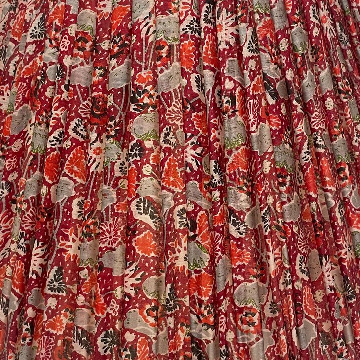 Handmade from one-of-a-kind, vintage silk sari fabric. Red Dupatta With Printed Motifs For Transitional Season, Red Cotton Silk Dupatta With Printed Motifs, Red Chanderi Dupatta With Printed Motifs, Red Silk Dupatta With Printed Motifs, Red Bollywood Dupatta With Printed Motifs, Red Block Print Cotton Silk Dupatta, Red Cotton Silk Dupatta With Block Print, Festive Vintage Silk Dupatta, Red Bohemian Dupatta With Floral Print