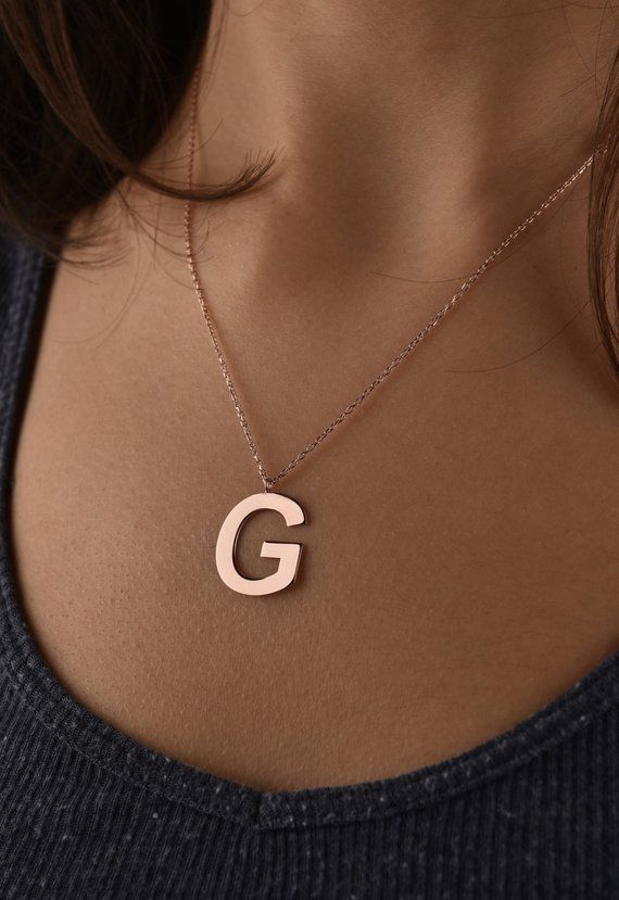 Custom Dainty Silver Initial Necklace, Personalized Valentine Necklace, Initial Dangle Necklace, Upper Case Initial Jewelry With Gold Chain #charmnecklace #choker #personalizednecklace #customnecklace #necklace #personalizedjewelry #customjewelry #pendant #birthdaygift #valentinedaygift #giftforher #namenecklace #initialnecklace #letternecklace #danglenecklace Trendy Sterling Silver Name Necklace Gift, Trendy Silver Name Necklace For Gift, Trendy Silver Name Necklace As Gift, Trendy Initial Necklace For Mother's Day Gift, Trendy Initial Necklace For Gifts, Trendy Silver Monogram Necklace, Trendy Letter-shaped Jewelry For Gifts, Trendy Personalized Initial Necklace, Trendy Personalized Letter Jewelry Gift