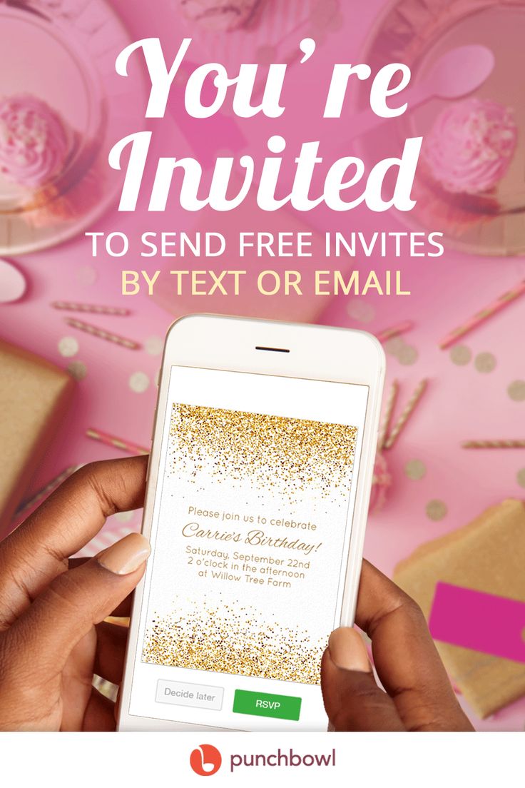 a person holding an iphone with the text, you're invited to send free samples by text or email