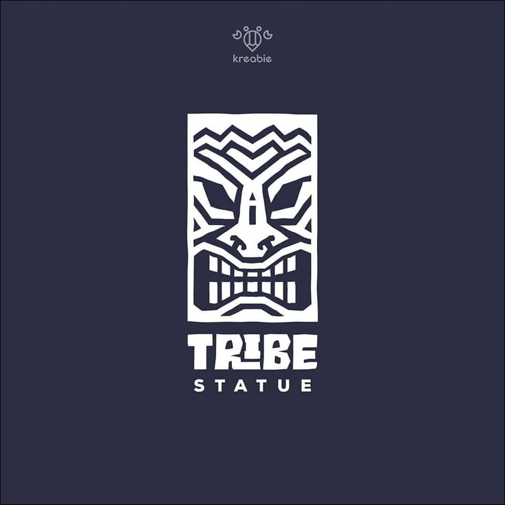 the logo for tribe state is shown on a dark background