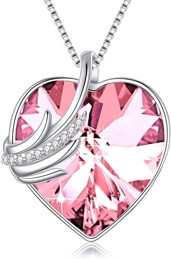 About this item Crystal Necklace for Ladies Like You - Honor your inner royalty with this unique crystal heart pendant necklace. this heart necklace is a regal, symbolic statement piece that unveils your feminine spirit. They are well-suited for any gift giving occasion and are perfect gifts for yourself or someone you love. They are definitely perfect as surprise gifts to remind that special someone how much you care! Heart Pendant Jewelry For Mother's Day Party, Trendy Necklaces For Valentine's Day Party, Trendy Valentine's Day Party Necklaces, Heart Cut Charm Jewelry For Party, Party Jewelry With Heart Cut Charm, Heart Cut Jewelry With Heart Charm For Party, Heart-shaped Necklace For Mother's Day Party, Trendy Heart Cut Jewelry Gift, Heart Necklace For Mother's Day Party