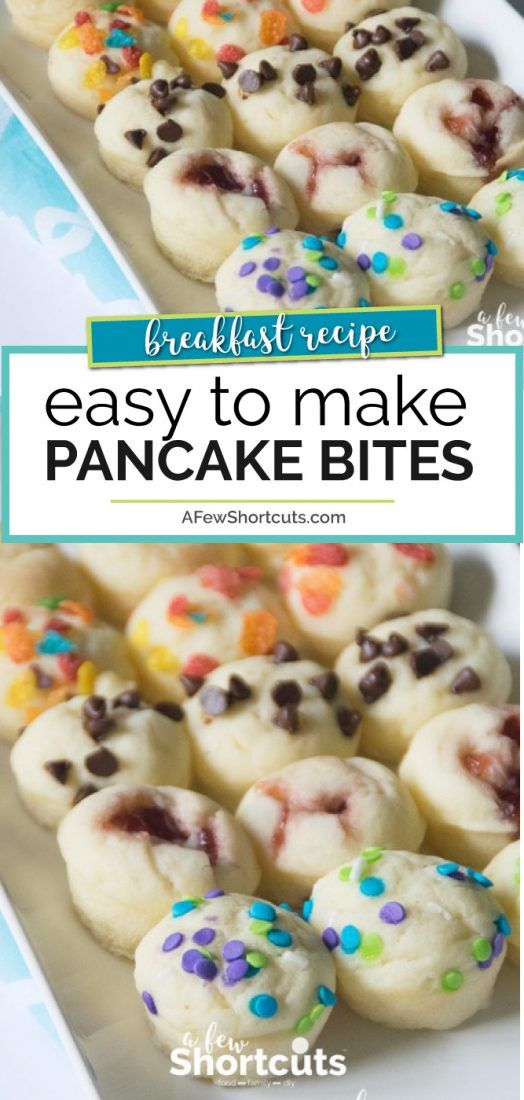 an easy and tasty dessert recipe for kids to make with cake bites, sprinkles and chocolate chips