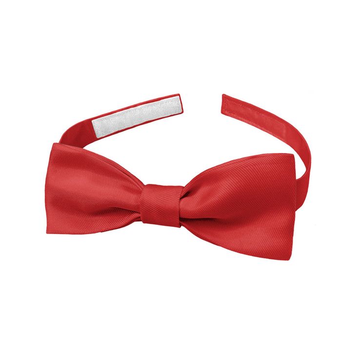 The KT Red bow tie is the ultimate power tie. Convey intensity and determination in this solid red bow tie. Red Ties For Black-tie Events, Classic Red Suit And Tie Accessories, Classic Red Adjustable Tie, Classic Adjustable Red Suit And Tie Accessories, Classic Adjustable Red Ties, Red Bow Standard Bow Tie For Party, Red Bow Tie For Party, Red Satin Bow For Party, Red Satin Bow Tie Adjustable