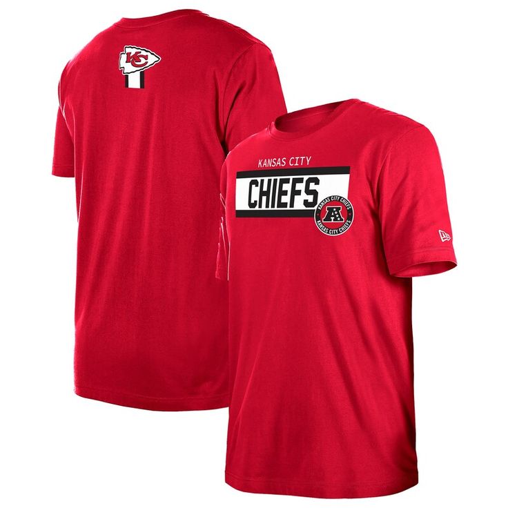 Run up the points on the game day scoreboard with this Kansas City Chiefs 3rd Down Domestic T-Shirt. Kansas City Chiefs flair radiates throughout this trendy tee with striking graphics on the chest and back. This New Era apparel will keep you cool, comfortable and ready to cheer on your Kansas City Chiefs. Game Day Jersey T-shirt With Team Logo, Sports Event Jersey T-shirt With Team Logo, Sports Fan Jersey T-shirt, Game Day Jersey Tops For Baseball Season, Game Day Jersey T-shirt With Letter Print, Jersey T-shirt With Letter Print For Game Day, Jersey Sports Fan Tops For Sports Events, Jersey T-shirt With Team Logo For Game Day, Fan Apparel Jersey T-shirt With Team Logo