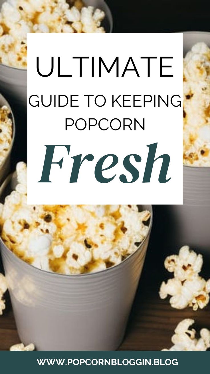 popcorn container fresh crunchy Make Ahead Popcorn Recipes, How To Keep Popcorn Fresh, How To Package Popcorn To Sell, Popcorn Storage Ideas, Gourmet Popcorn Packaging, Popcorn Shop Ideas, Popcorn Bar Containers, Popcorn Display Ideas, Popcorn Packaging Ideas