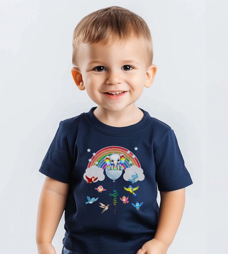 Add your designs to the Gildan 64500P personalized toddler t-shirt. Equipped with a classic fit that is universally comfy, these personalized toddler tees feature high stitch density for a smoother printing surface. Meanwhile, their 3/4" double-needle topstitched collar, along with the double-needle sleeve and bottom hems make for enhanced garment durability. .: 100% Ringspun cotton (fiber content may vary for different colors) .: Light fabric (4.5 oz/yd² (153 g/m .: Classic Fit .: Grey pearlize Playful Unisex T-shirt With Character Print, Unisex Short Sleeve T-shirt For Playtime, Family Matching Crew Neck T-shirt With Character Print, Multicolor Cartoon Print T-shirt For Playtime, Crew Neck T-shirt With Character Print For Playtime, Character Print Crew Neck T-shirt For Playtime, Pre-shrunk Cotton Rainbow T-shirt, Short Sleeve Tops With Name Print For Playtime, Multicolor Short Sleeve T-shirt For Playtime