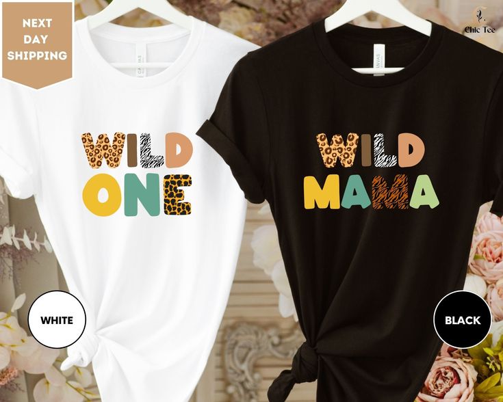 Wild Matching Family Birthday Shirts, Wild Birthday T-Shirts, Mom and Dad Birthday, Safari Animals, Safari Birthday Gift ORDERING: 1. Review all photos 2. Choose Size and Color from drop-down menu 3. If personalization box is available, add your text color 4. Add each shirt to cart one at a time 5. Click "Add to Cart" - you can go back to add more products 6. Click "Proceed to Checkout" 7. Add note to seller for any requests * We use several different brand shirts, all of them are premium quality and soft shirts. The brands we send may vary depending on our stock situation. * We guarantee 100% satisfaction. The brands we use in- clude premium quality shirt brands such as Bella Canvas, Gildan Soft Style, Circle, Outlash. BULK DISCOUNTS AND SPECIAL REQUESTS: We offer bulk discounts and are o Casual T-shirt With Funny Print For First Birthday, Casual Text Print T-shirt For First Birthday, First Birthday Funny Print Crew Neck T-shirt, Funny First Birthday T-shirt With Letter Print, First Birthday Multicolor Graphic T-shirt, Fun Graphic Print T-shirt For First Birthday, Funny Letter Print T-shirt For First Birthday, Funny White T-shirt For First Birthday, Graphic Print Tops For Birthday And Mother's Day