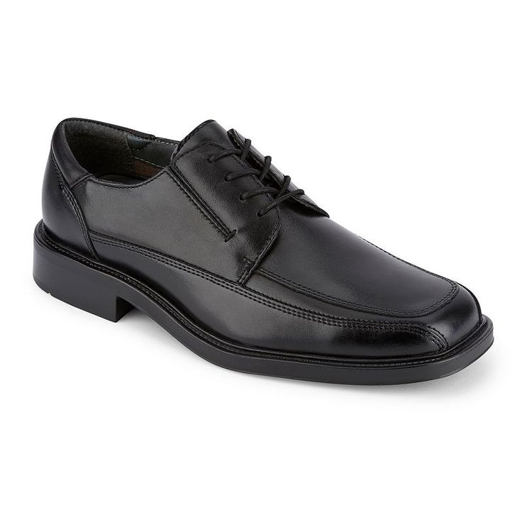 Dress to impress with these Dockers Perspective dress shoes.Watch the product video here.SHOE FEATURES Soft, burnished leather upper exudes impeccable shine. All Motion Comfort™ insole for exceptional cushioning. Gel heel pad offers superior comfort. Lightweight rubber outsole promises extreme flexibility.SHOE CONSTRUCTION Leather upper Rubber outsoleSHOE DETAILS Square toe Lace-up closure Padded footbed Size: 13 Wide. Color: Black. Gender: male. Age Group: adult. Prom Shoes Black, Extreme Flexibility, Church's Shoes, Shoes Png, Black Casual Shoes, Dress Shoes For Men, Find Style, Men's Dress Shoes, Black Dress Shoes