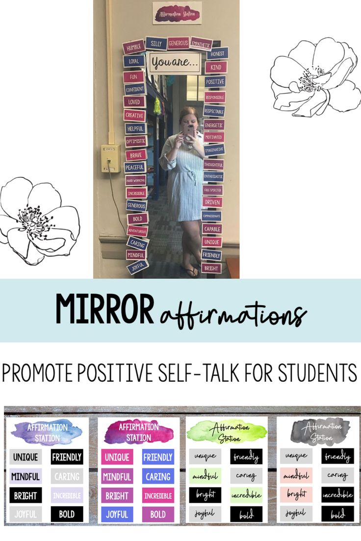 an image of a person taking a selfie in front of a mirror with the words mirror