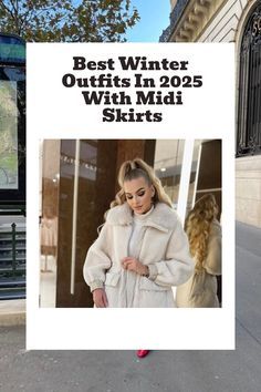 Winter Style Guide, Warm Tights, Perfect Winter Outfit, Chunky Sweaters, Best Winter Outfits, Fashion Forecasting, How To Look Rich, Stylish Coat, Cold Weather Fashion