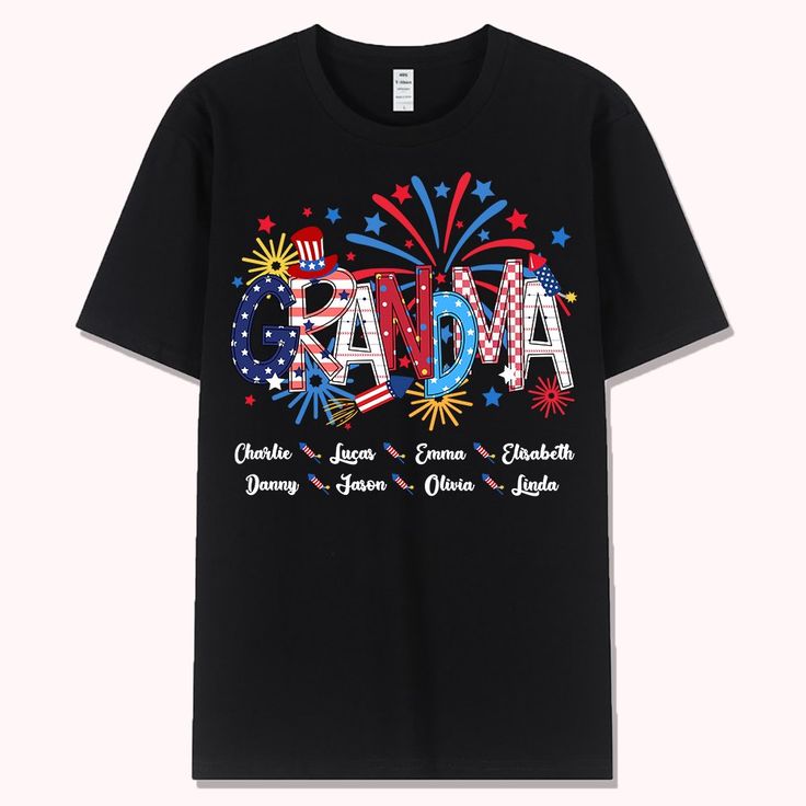 [HIGH-QUALITY MATERIAL]: We print our graphic tees with state-of-the-art equipment to ensure vibrant colors and lasting durability. This shirt is made of high-quality cotton material. It is soft to the touch, comfortable to wear, breathable, and skin-friendly, making it a must-have T-shirt for summer.
[DESIGNED FOR INDEPENDENCE DAY]: This T-shirt is designed with fireworks and the colors of the American flag. Multiple colors are available. A special t-shirt will make this year's Independence Day Patriotic Black T-shirt With Letter Print, Patriotic Multicolor Short Sleeve T-shirt, Independence Day T-shirt With Sublimation Print, Father's Day Multicolor T-shirt With Letter Print, Father's Day Multicolor Letter Print T-shirt, Multicolor Letter Print T-shirt For Father's Day, Patriotic Letter Print T-shirt For Father's Day, Patriotic Father's Day Letter Print T-shirt, Patriotic Father's Day T-shirt With Letter Print