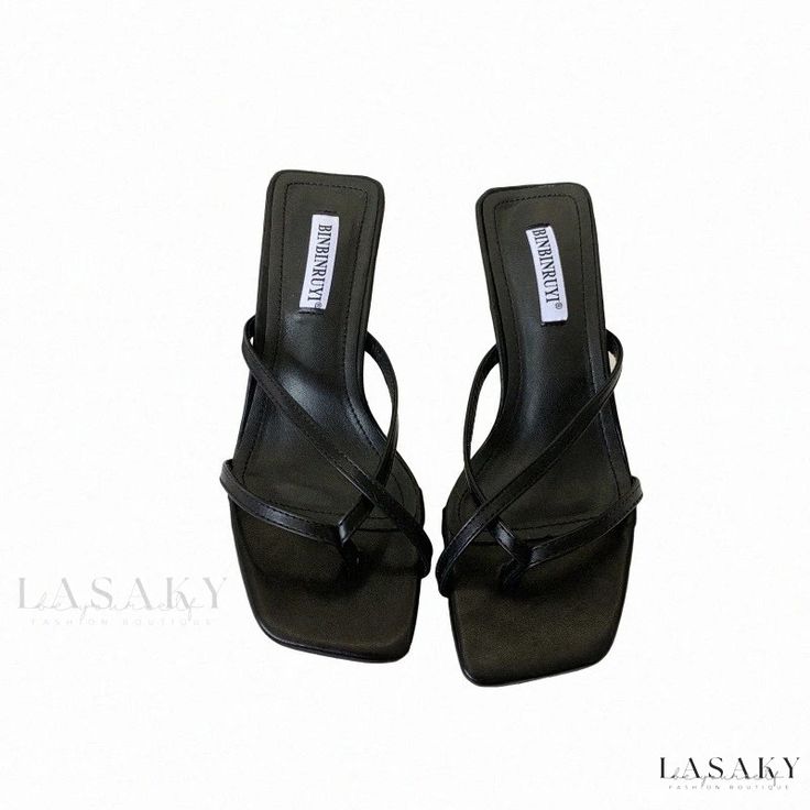 Lasaky - Beautifully Crafted High Heeled Sandals for the Fashionista Chic Flat Heel Sandals For Night Out, Flat Heel Synthetic Sandals For Night Out, Synthetic Flat Heel Sandals For Night Out, Casual Toe Post Wedge Sandals For Party, Casual Evening Slingback Sandals For Summer, Trendy Sandals With Heel Strap And Toe Post, Trendy Sandals With Heel Strap For Night Out, Trendy Evening Sandals With Single Toe Strap, Trendy Synthetic Toe Post Sandals