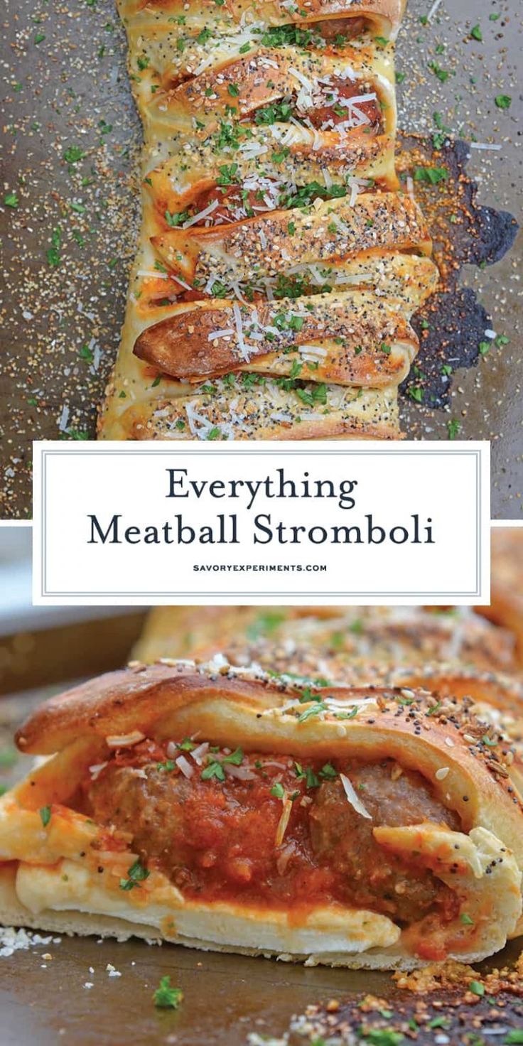 meatball stromboli is an easy and delicious appetizer