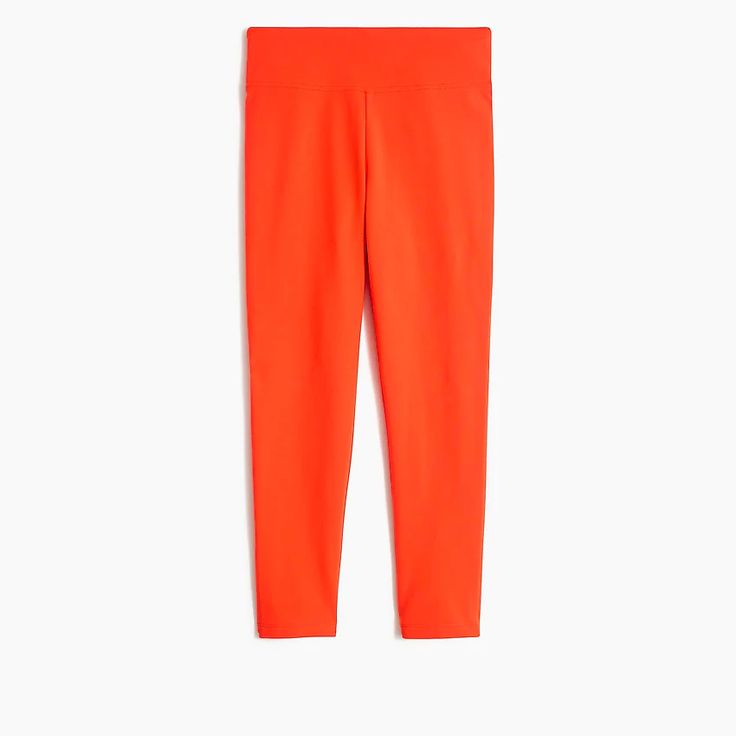 J.Crew Factory: Cropped Everyday Leggings For Women Trendy Stretch Solid Color Leggings, Trendy Full-length Elastane Leggings, Trendy Tight Leggings, Versatile Solid Leggings For Work, Versatile Solid Color Leggings For Work, Versatile Leggings For Work, High Waist Stretch Leggings Trendy Style, Fall Compression Elastane Pants, Trendy High Waist Stretch Leggings