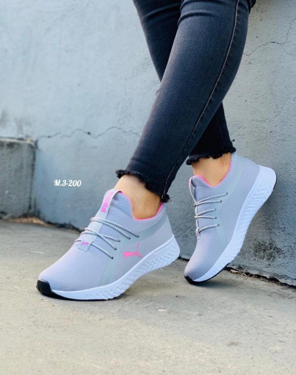 Ladies Sports Shoes, Sporty Breathable Slip-on Sneakers For Sports, Sporty Breathable Slip-on Sneakers For Light Sports, Sporty Non-slip Sneakers For Gym, Casual Pink Non-slip Sport Sandals, Pink Non-slip Sneakers For Sports, New Balance Shoes Men, Classy Sandals, Puma Shoes Women