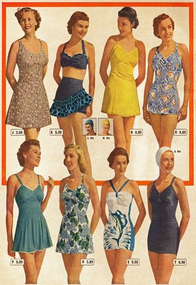 1950s Bathing Suits, 1950s Swimwear, Lady Aesthetic, 1940s Women, 1940s Woman, Fashion 1940s, Retro Swimwear, Vintage Bathing Suits, Vintage Swimsuit