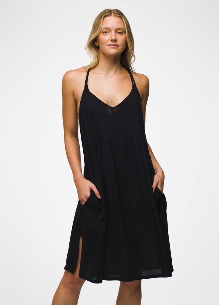 Fernie Dress | Womens Cover-Ups | prAna Maxi Length Sundress For Beach Daywear, Maxi Sundress For Beach Daywear, Casual Flowy Midi Dress For Beach Cover-up, Flowy Casual Midi Dress For Beach Cover-up, Sleeveless Sundress For Beach Loungewear, Summer Longline Maxi Dress For Daywear, Summer Maxi Beach Dress For Daywear, Unlined Maxi Dress For Summer Loungewear, Relaxed Fit Unlined Maxi Dress For Day Out