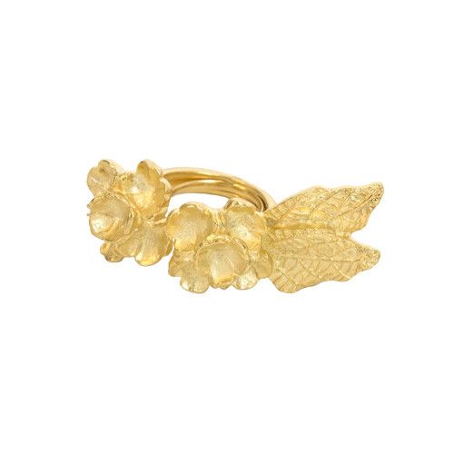 FLOWER DOUBLE RING Delicate Gold Flower Ring For Spring, Gold Open Flower Ring For Spring, Gold Open Ring Flower Ring For Spring, Gold Flower Ring Nature-inspired, Gold Flower-shaped Nature-inspired Rings, Gold Nature-inspired Flower Ring, Nature-inspired Gold Flower Ring, Gold Flower Rings For Spring, Gold Floral Rings For Spring