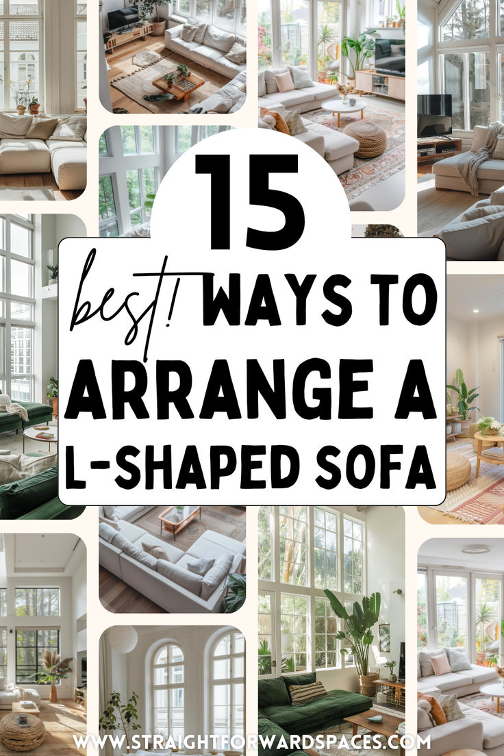 the top ten best ways to arrange a l - shaped sofa in your living room