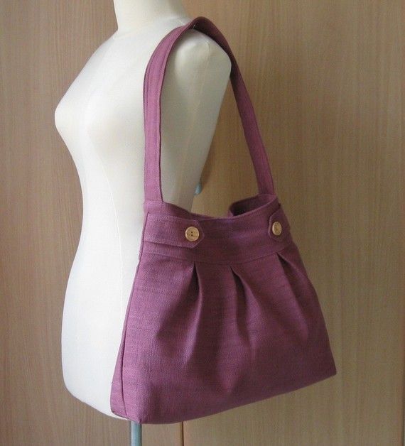 Purse Purple Softback Bag With Adjustable Strap, Eco-friendly Pink Shoulder Bag For Everyday, Eco-friendly Purple Bag For Daily Use, Purple Handmade Bags For Daily Use, Handmade Purple Shoulder Bag For Everyday, Everyday Use Softback Shoulder Bag, Eco-friendly Purple Tote Bag, Purple Shoulder Bag With Handles For Everyday, Everyday Purple Shoulder Bag With Handles