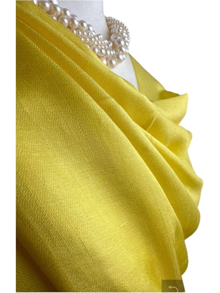 This is an all season shawl. This versatile shawl can be used to dress up an outfit for a special evening, a wedding or as a neck scarf in the winter. Easy to carry anywhere, perfect for when you need it at a restaurant or at the office in air conditioning or a cool summer evening. Effortlessly give a dress a new look by simply adding this shawl. A must have when you travel! COLOR MATCHING/ACURACY The color is very close however is not exact, I tried to to capture the colour as acurately as poss Elegant Pashmina Shawl With Traditional Drape, Elegant Formal Pashmina Shawl Traditional Drape, Silk Shawl For Spring Formal Occasions, Silk Shawl For Spring Formal Events, Silk Shawl For Formal Spring Events, Pashmina Silk Scarf For Weddings, Pashmina Silk Scarf For Wedding With Traditional Drape, Gold Silk Scarf For Spring, Spring Formal Silk Shawl