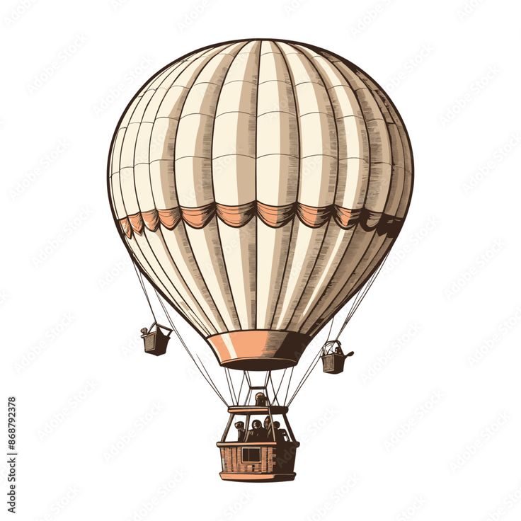 a hot air balloon flying in the sky