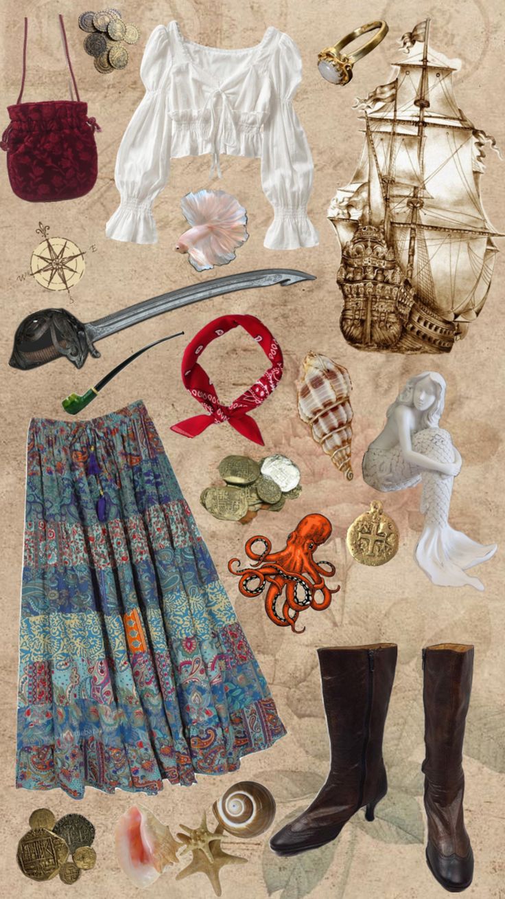 an image of various items that are on the ground in front of a woman's head