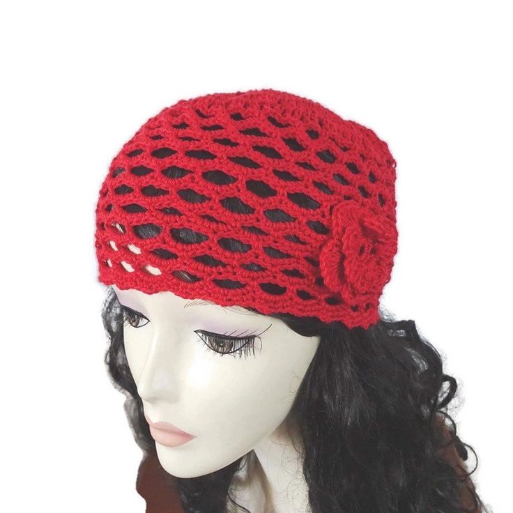 I made a unique red crochet hat for you.   The hat protects your hair from the sun and wind. The size is typically female. height 18 cm / 7.09 in, head circumference 56 cm / 22.05 in See my other caps, I invite you to purchase. Thank you for visit. Red Brimmed Crochet Hat For Summer, Adjustable Brimmed Red Crochet Hat, Red Brimmed Crochet Hat For Beach, Red Crochet Hat For Spring, Red Crochet Hat With Adjustable Short Brim, Red Brimmed Crochet Hat Made Of Yarn, Red Handmade Crochet Hat, One Size, Handmade Red Crochet Hat, One Size Fits Most, Red Handmade Crochet Hat