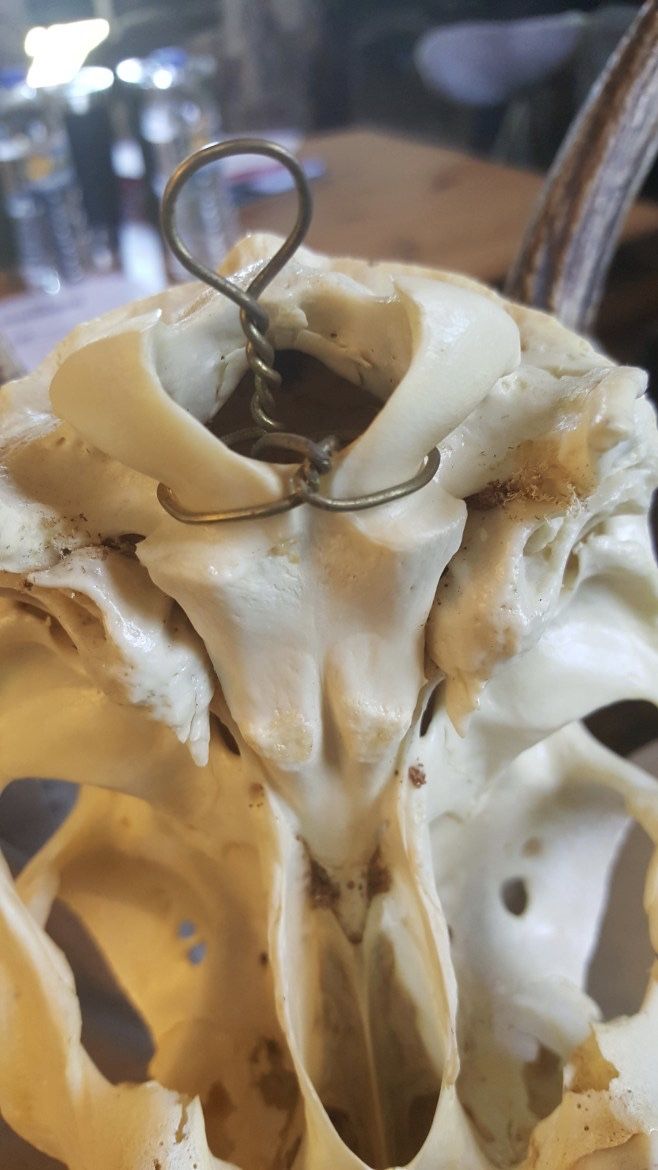 a close up of a piece of food on a table with utensils in it