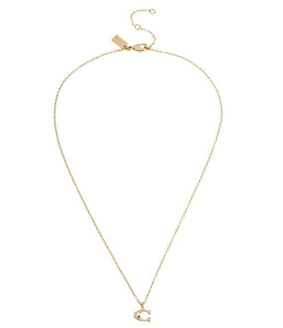 Gold-tone Chain Necklace With Logo Charm As Gift, Gold Pendant Chain Necklace With Logo Charm, Gold-tone Charm Necklaces With Logo For Gifts, Gold Initial Pendant Locket Necklace With Charms, Gold Locket Necklace With Initial Pendant And Charms, Gold-tone Charm Necklace With Logo For Gift, Gold-tone Charm Necklace With Logo As Gift, Pendant Chain Necklace With Logo Charm As Gift, Chain Necklace With Pendant Logo Charm As A Gift