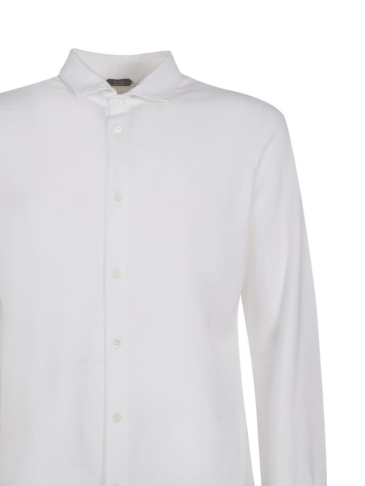 White Cotton Shirt from Zanone -Cotton shirt -Long sleeves -Italian collar -Button closure -Made in Italy -Colour: White -100% Cotton White Cotton Shirt, Maurice Lacroix, John Lobb, Gorgeous Bags, Engineered Garments, Brunello Cucinelli, Loafer Shoes, White Cotton, Boat Shoes