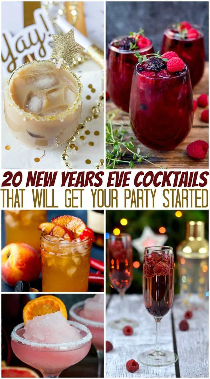 new years eve cocktails that will get your party started