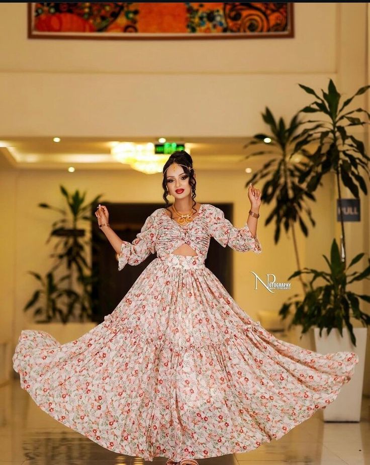 Elegant Ethiopian/eritrean Traditional Dress in Chiffon: A Blend of Culture and Style - Etsy Flowy Georgette Chiffon Dress For Wedding, Bohemian Chiffon Beach Dress, White Bohemian Chiffon Dress, Multicolor Chiffon Dress With Flowy Skirt, Spring Bohemian Chiffon Dress For Weddings, Long Floral Print Dress For Wedding, Long Skirt Wedding Dress With Floral Print, Flowy Floor-length Silk Chiffon Dress, White Flowy Bohemian Chiffon Dress