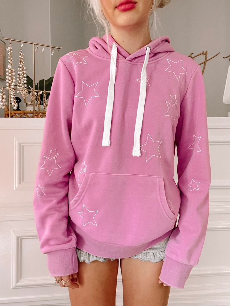 Our Constellation Prize Star Sweatshirt Top is very soft and light featuring a cozy brushed fleece inside. Prewashed - no shrink. Model wearing size small Content: 60% cotton, 40% polyester Have a question? Ask a stylist! Text us at (843) 469-7145 Sassy Shortcake, Star Sweatshirt, High School Outfits, School Outfits, Cute Tops, Constellations, What To Wear, Sweat Shirt, Shirts Tops