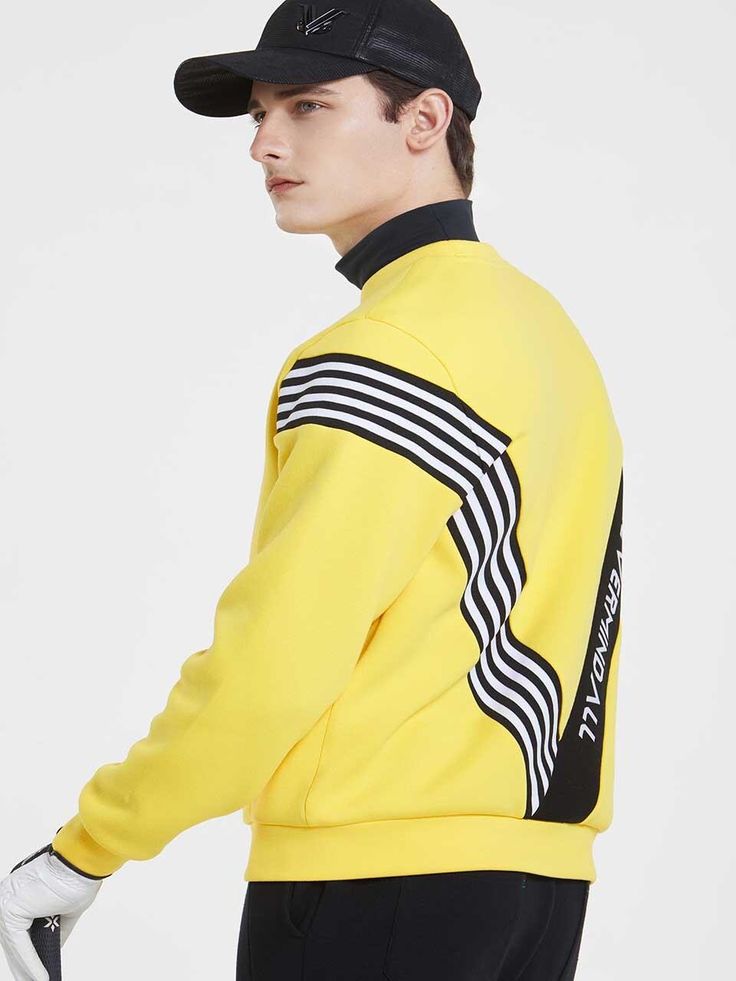 Composition : See detailed pageColor : yellowCountry of Origin : Republic of Korea Yellow Winter Sweater For Streetwear, Yellow Sporty Sweater For Streetwear, Sporty Yellow Sweater For Streetwear, Yellow Long Sleeve Sweater For Streetwear, Sporty Yellow Fall Sweater, Sporty Yellow Sweater For Fall, Yellow Spring Top With Ribbed Collar, Yellow Sporty Cotton Sweater, Sporty Yellow Cotton Sweater