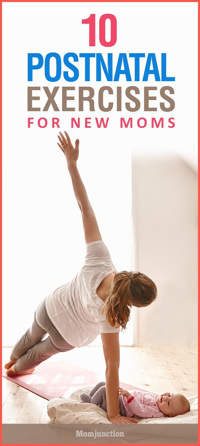 a woman is doing yoga exercises with her baby