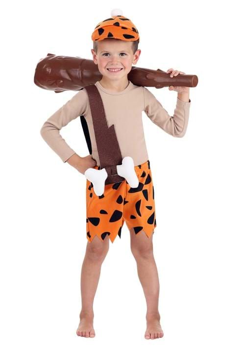 a little boy dressed up as a giraffe with his hands in the air