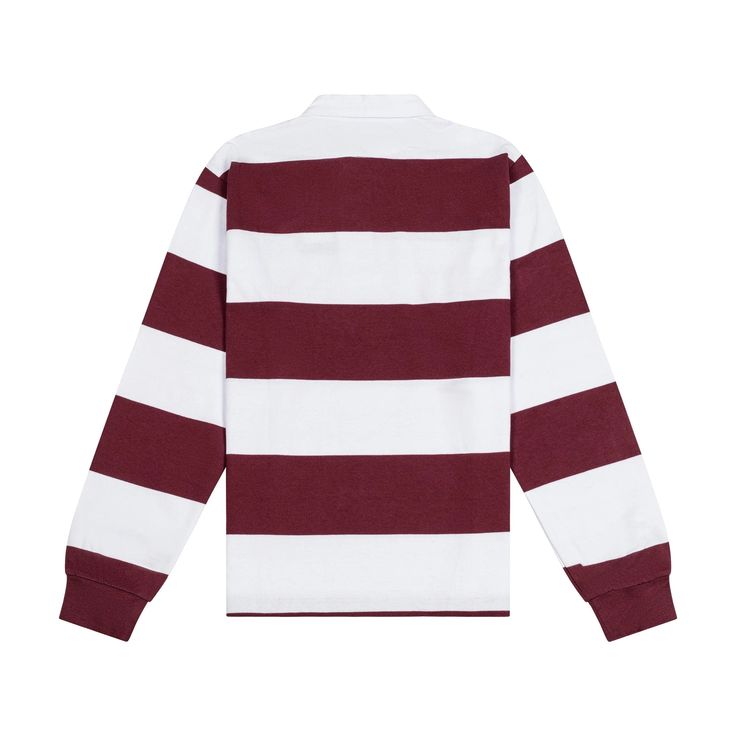 A classic piece in The Harvard Shop collection, the Striped Rugby Shirt invokes the vintage sports style of the ivy league. The shirt delivers a striking long-sleeved look in maroon and white stripes. White Twill Collar Unisex design Recommended: Women size down Embroidered Harvard Crest Official Harvard University and Hype and Vice apparel All orders designed, packaged, and shipped by Harvard University students Harvard Sweater, The Ivy League, Harvard Students, Apparel Merchandising, The Ivy, Sports Style, Harvard University, Ivy League, Rugby Shirt