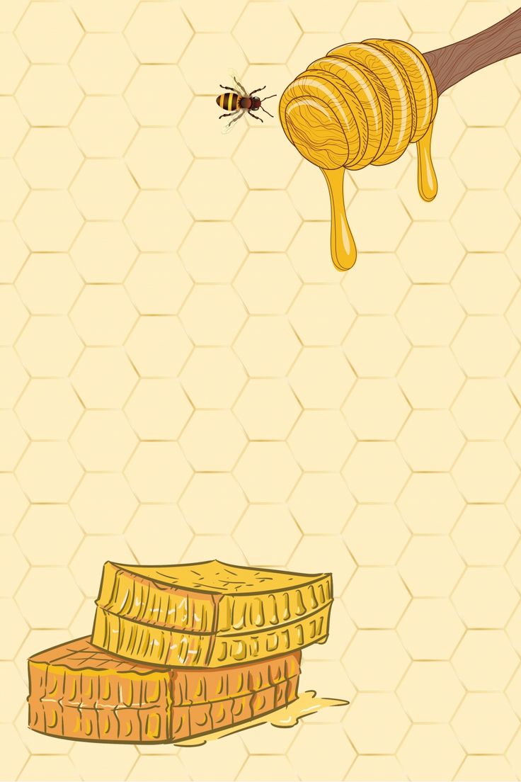 the bees are flying over the honeycombs