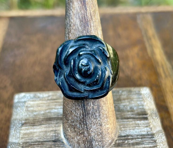 Vintage Black Rose Ring Retro Fashion Jewelry Plastic 80s 90s 1980s Accessories  | eBay 1980s Accessories, Black Rose Ring, Plastic Rose, Female Accessories, Antique Jewelry Rings, Cheap Rings, Rose Ring, Black Plastic, Black Rose