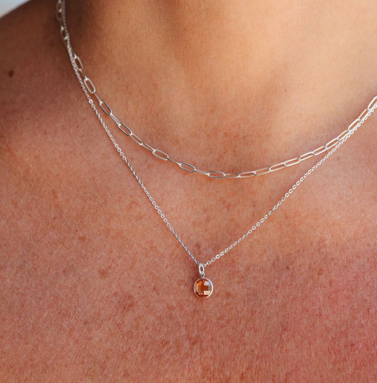 A citrus coloured CZ stone to echo the November birthstone - Topaz. Our birthstone drops necklace is made not only for November babes but also to bring its wearer a sense of alignment and balance. Balance Necklace, Drops Necklace, Rectangle Necklace, Tiny Pendant, Oval Necklace, Symbol Necklace, Zodiac Necklaces, November Birthstone, Drop Necklace