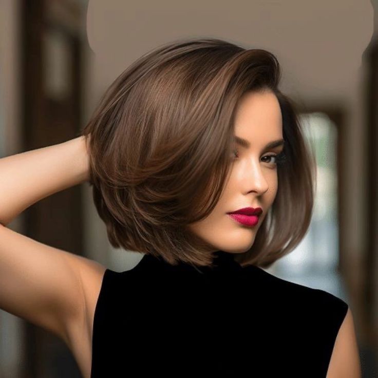 Bob Panjang, Bob Lung, Κούρεμα Bob, Bob Cuts, Chin Length, Vlasové Trendy, Hair 2024, Short Layered Haircuts, Haircuts For Medium Hair