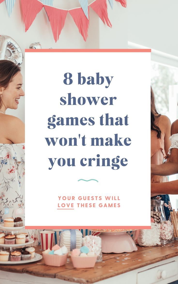 8 baby shower games that won't make you cringe Spring Baby Shower Themes, Baby Sprinkle Games, Easy Baby Shower Games, Modern Baby Shower Games, Baby Shower Games Unique, Baby Shower Party Games, Boy Baby Shower Games, Coed Baby Shower