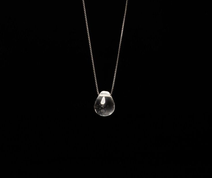 A dainty water droplet necklace, made with clear Quartz .Created to celebrate STEM and Bright and Beautiful Women in STEM.  Perfect as gift for girls working in STEM field. + Clear Quartz and Sterling silver chain + Come in gift ready package Water Droplet Necklace, Silver Water Drop Earrings As Gift, Minimalist Water Drop Jewelry As Gift, Clear Drop Necklace For Gifting, Minimalist Water Drop Jewelry For Gifts, Minimalist Water Drop Jewelry Gift, Clear Drop Necklace As A Gift, Clear Drop Necklace For Gifts, Clear Drop Necklace For Gift