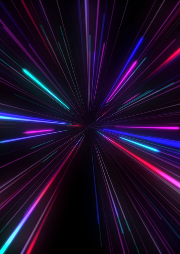 an abstract background consisting of lines and colors that appear to be spinning in the air